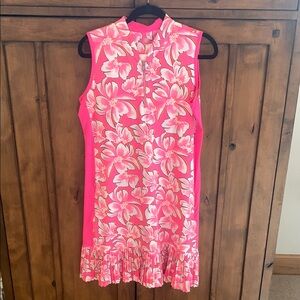 Pink Tail Golf Dress w Panties